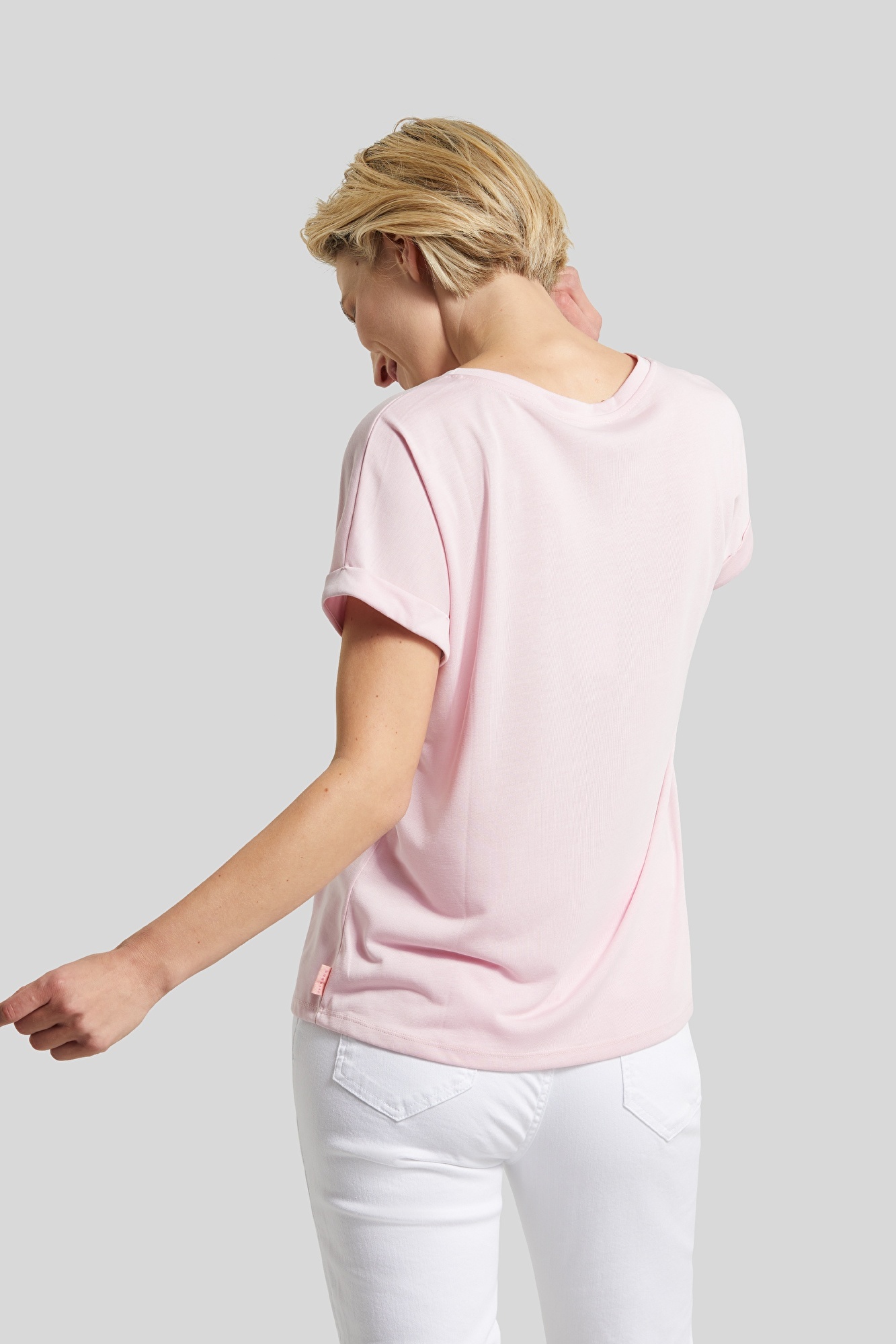 pink T-Shirt Kimono-Style in in einem