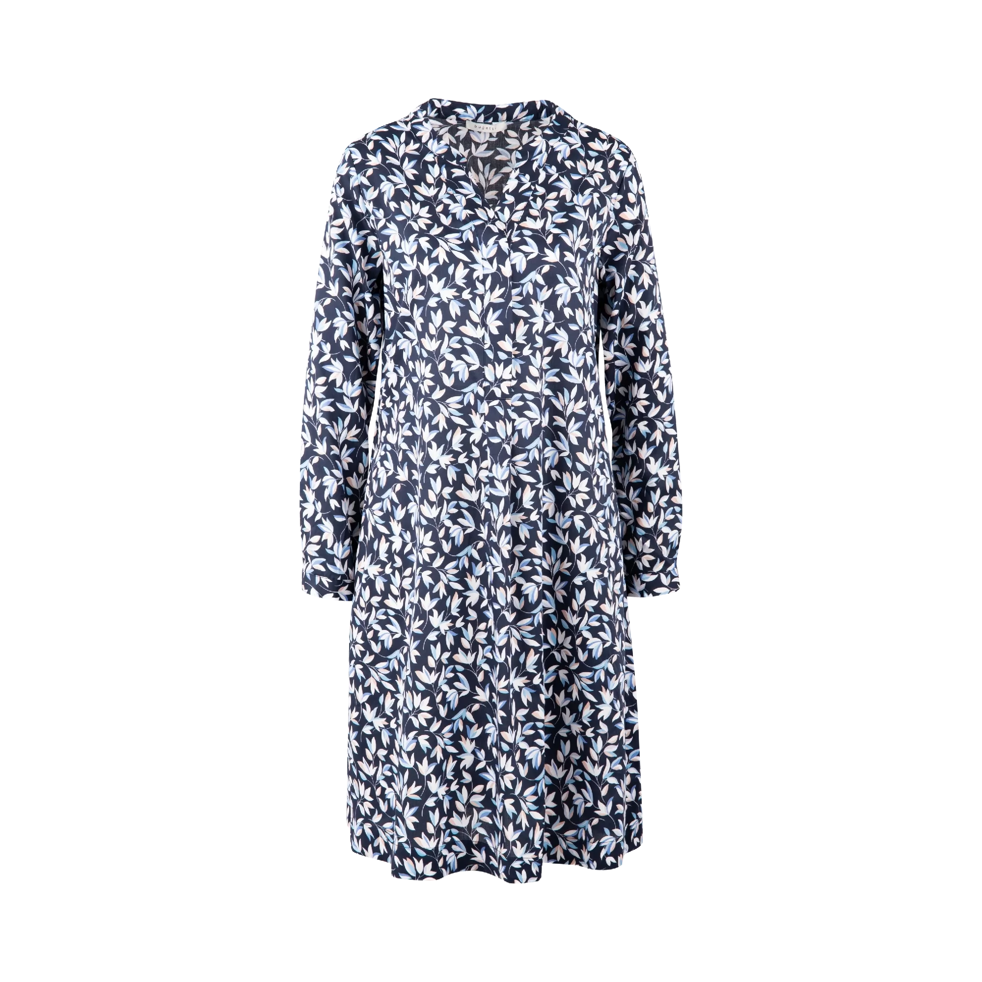 Blusenkleid mit floralem Muster in | bugatti marine