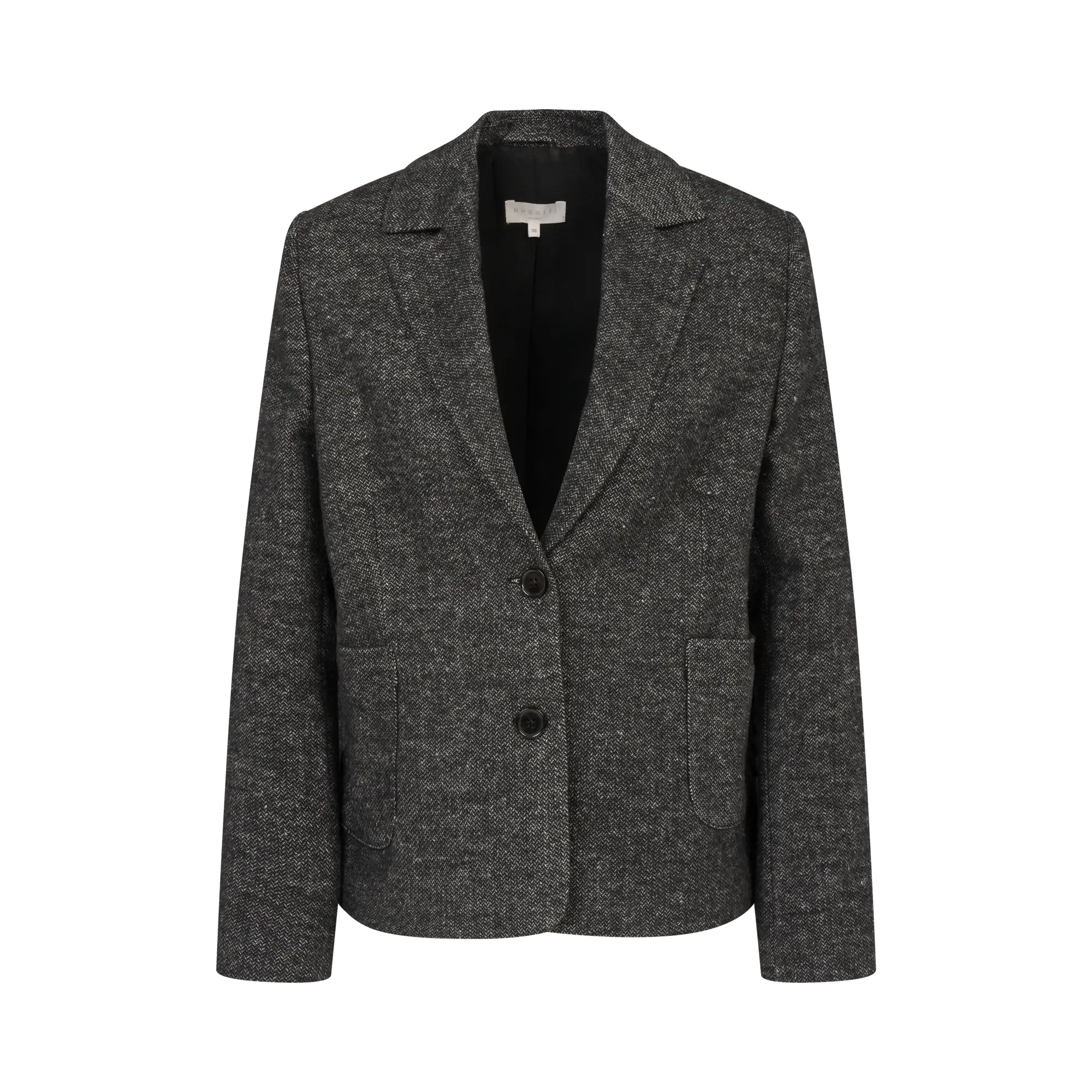 【関税&送料込】Fendi Dove Grey Mohair Blend Blazer Gray Valse Blazer with Rhinestones | Zadig&Voltaire