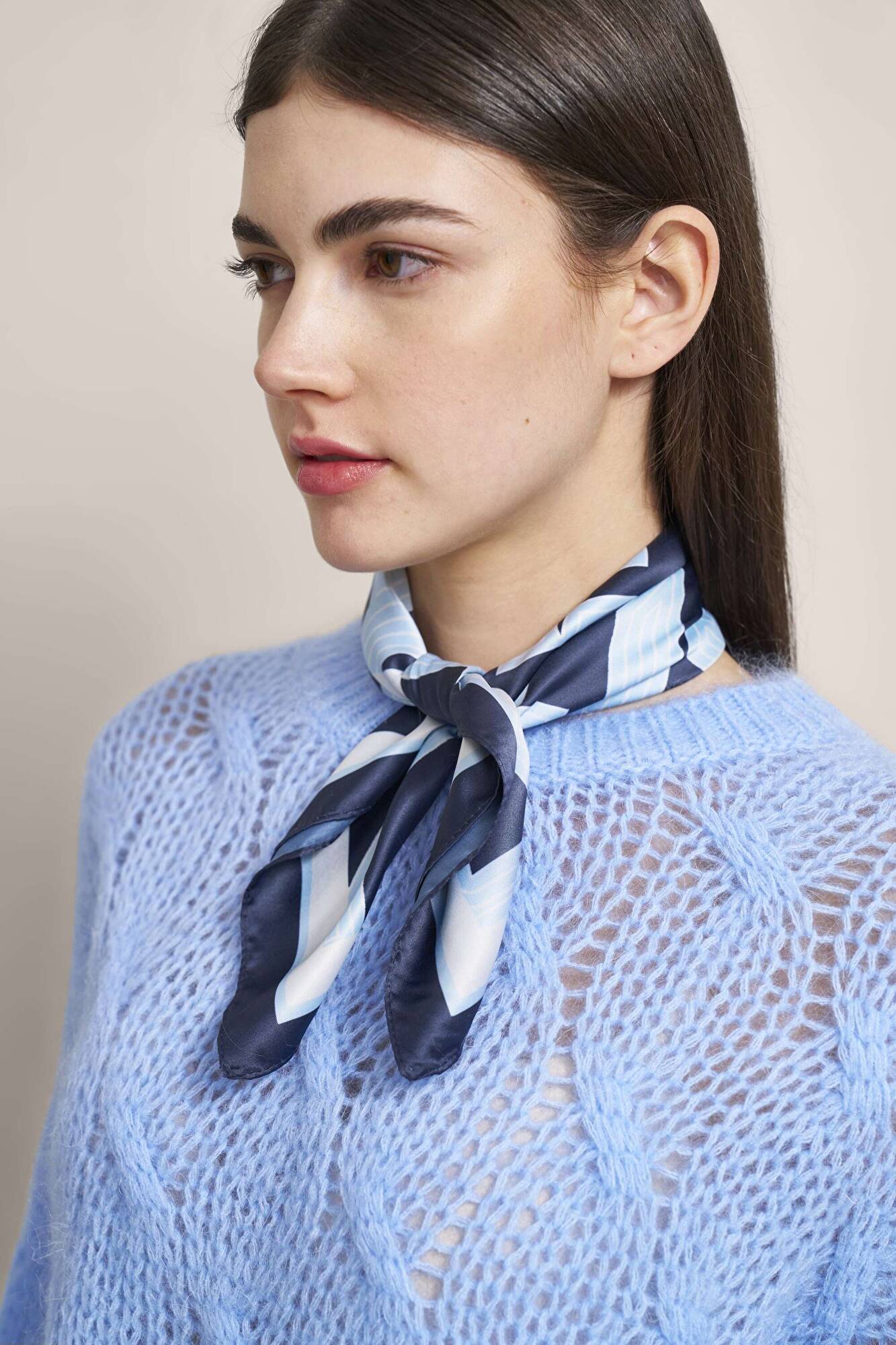 Pullover mit Zopfmuster in hellblau | bugatti Pullover mit Zopfmuster in hellblau | bugatti