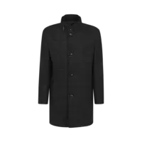 Coat with stretch function in black | bugatti