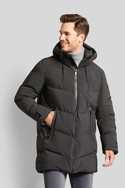 Black parka mens deals