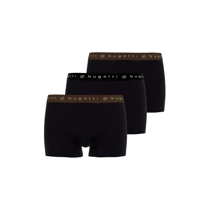 Boxer-Set (3er-Pack) in klassisch-sportlicher Passform in dunkelgrau - Ansicht: Büste Front