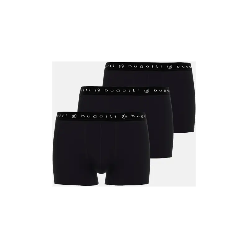 Boxer-Set (3er-Pack) in klassisch-sportlicher Passform in schwarz - Ansicht: Büste Front