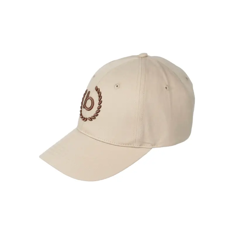 Cappy mit sportivem bugatti Stitching in beige - Ansicht: Büste Front
