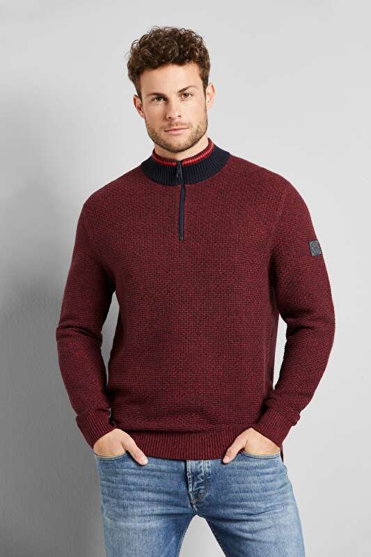 Menswear Knitwear half-zip sweater - bugatti