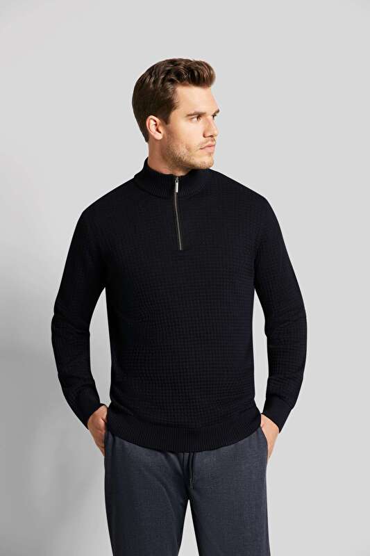 Menswear Knitwear half-zip sweater - bugatti