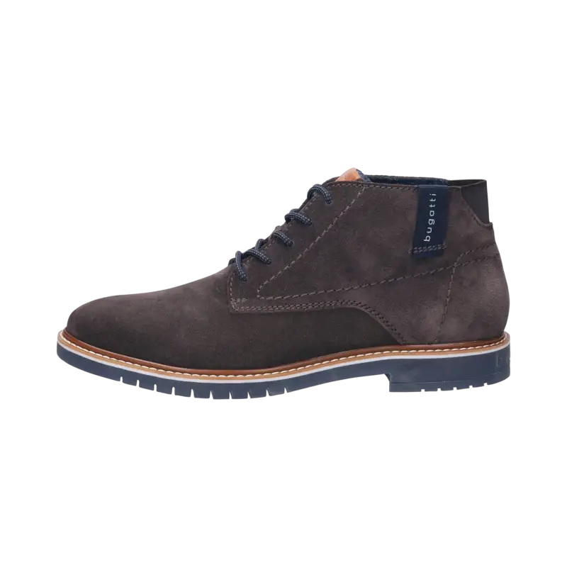 Stiefel mit niedrigem Knöchel in dunkelgrau - Ansicht: Büste Front