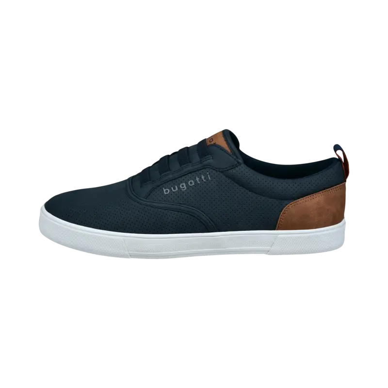 Sneker im sportlich-cleanen Design in marine - Ansicht: Büste Front